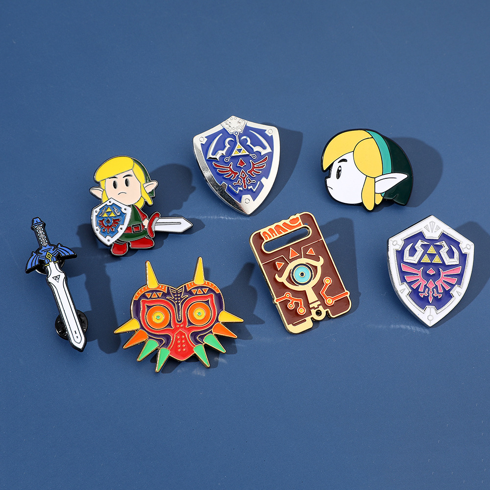 Zelda Gaming Accessories - Металлический значок по игре «Легенда о
