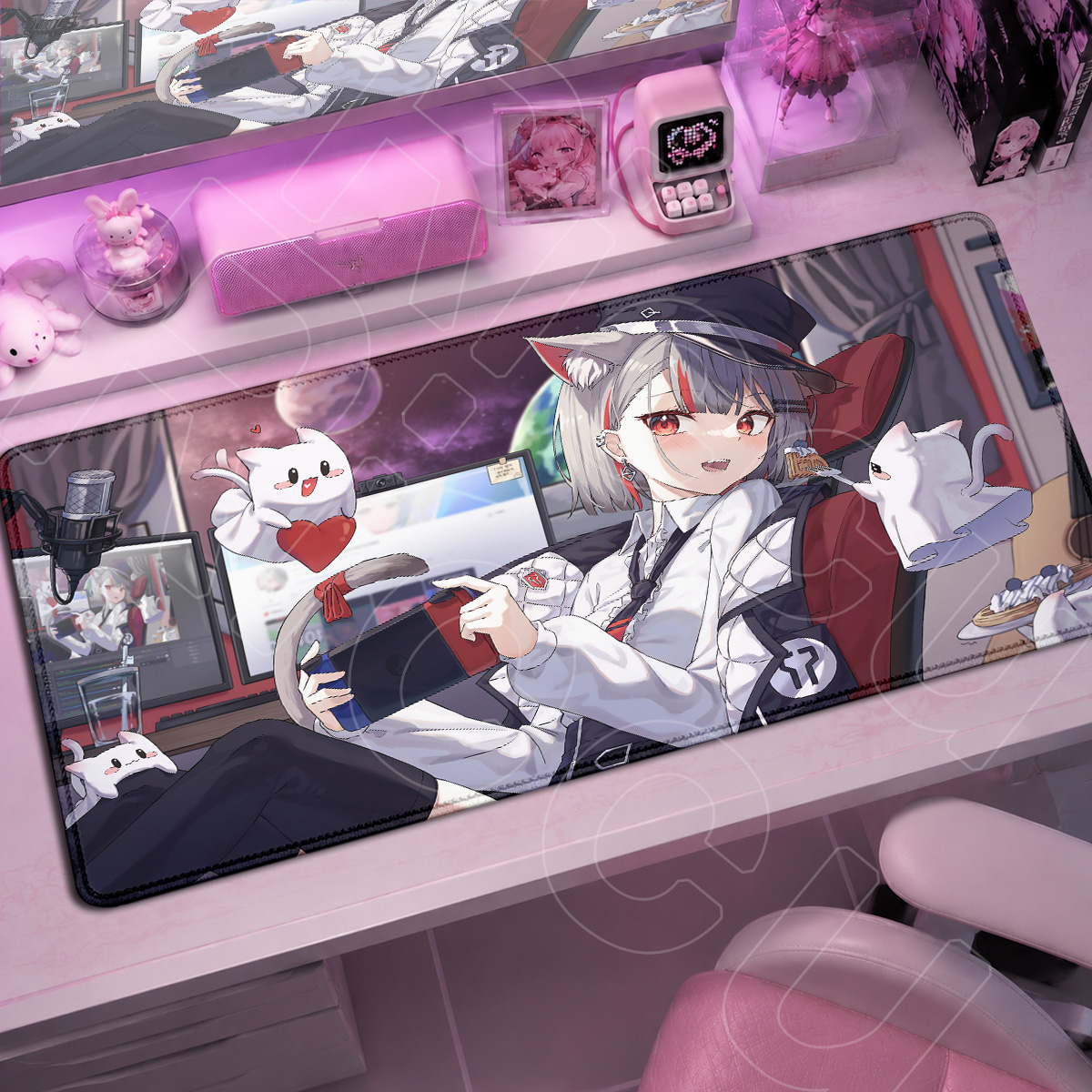 Gaming Accessories Girls - Коврик для мыши Kawaii Girl Neneko