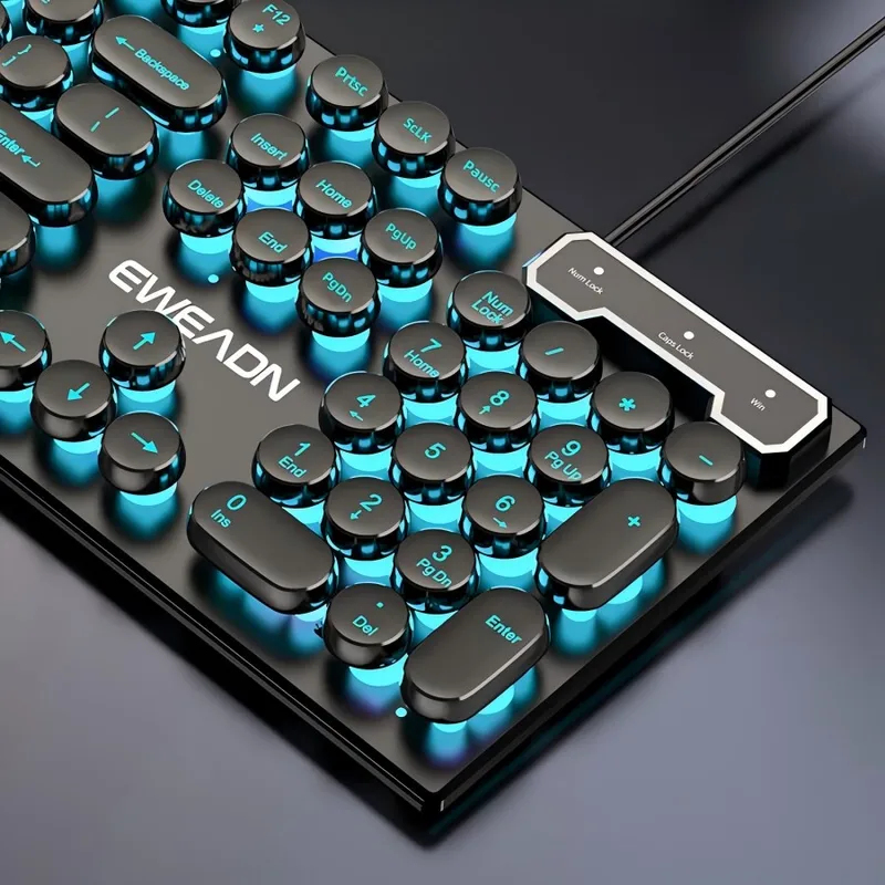 Gaming Set Accessories - Ретро-панк набор клавиатуры и мыши с