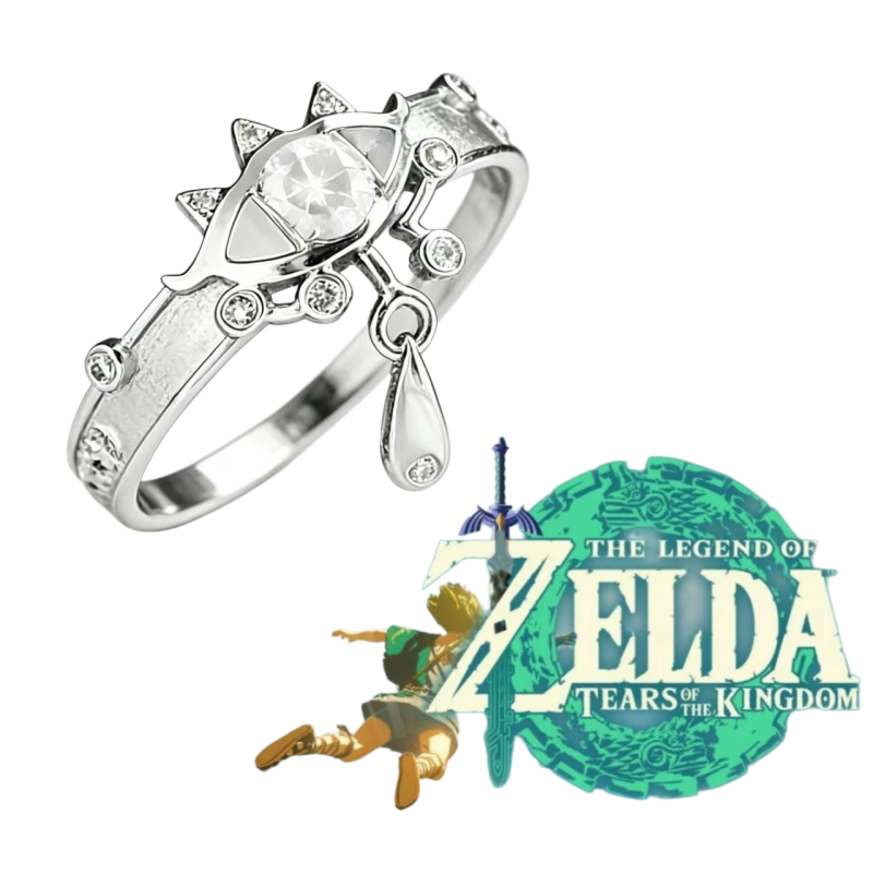 Zelda Gaming Accessories - Модные 2D-кольца в стиле The Legend