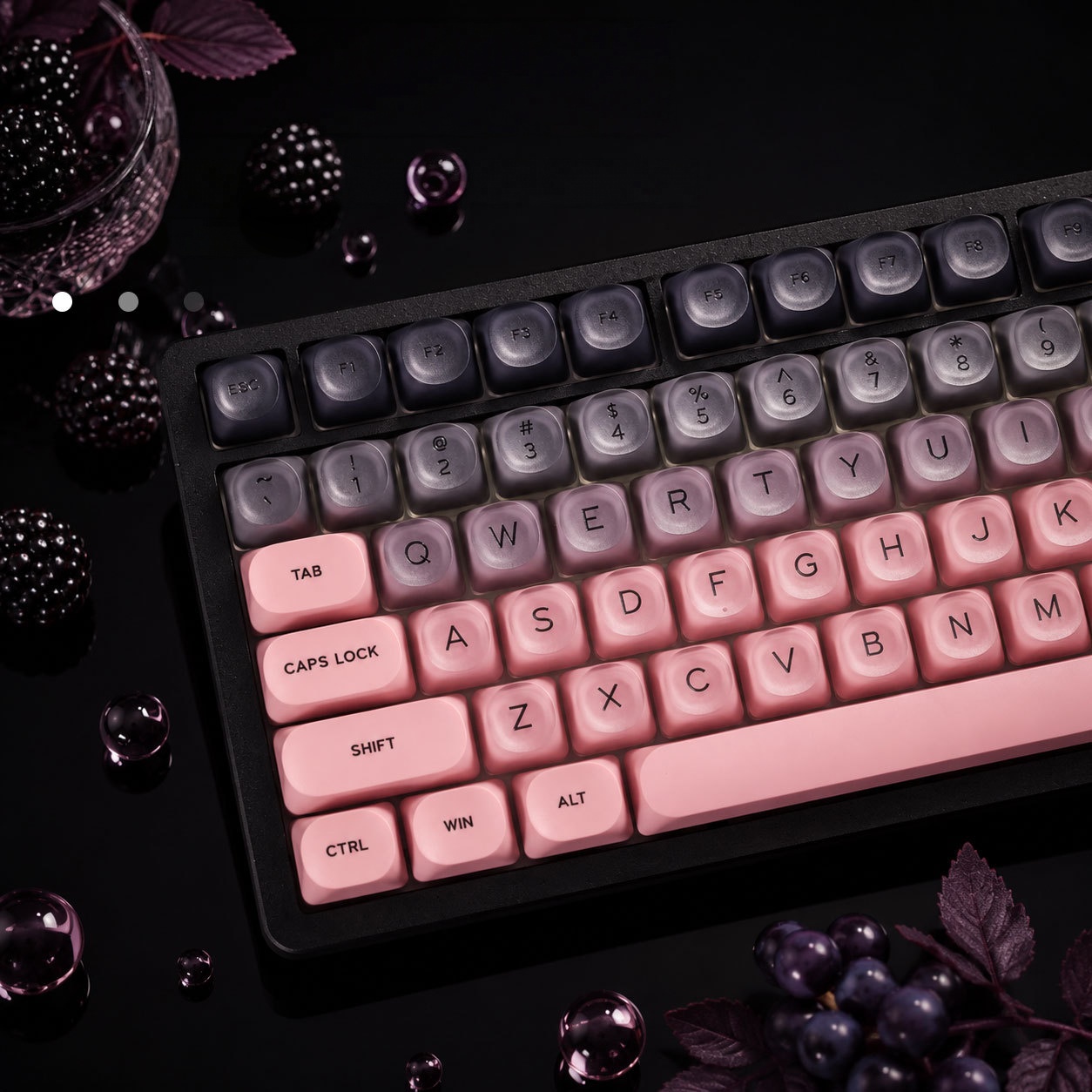 Набор черно-розовых градиентны – обзор и цена Gaming Set Accessories