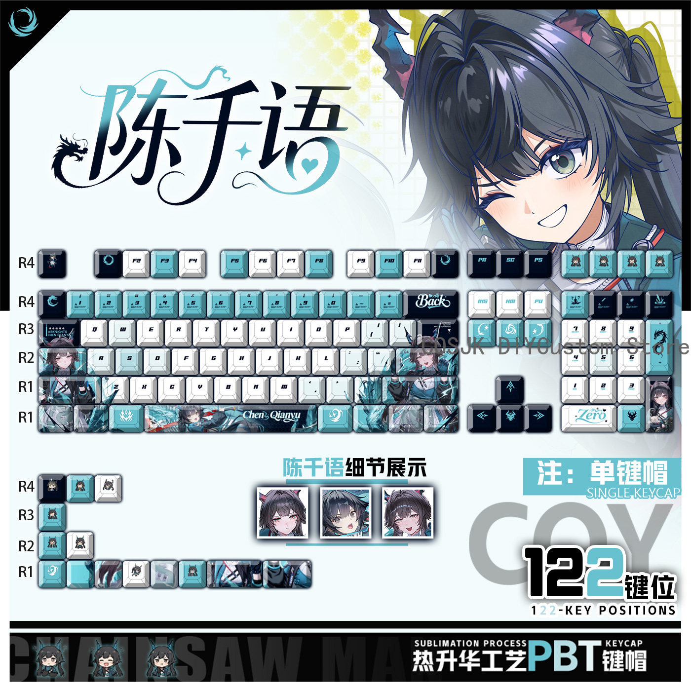 122 клавиши, аниме-кейкапы с Ч – обзор и цена Gaming Accessories Anime