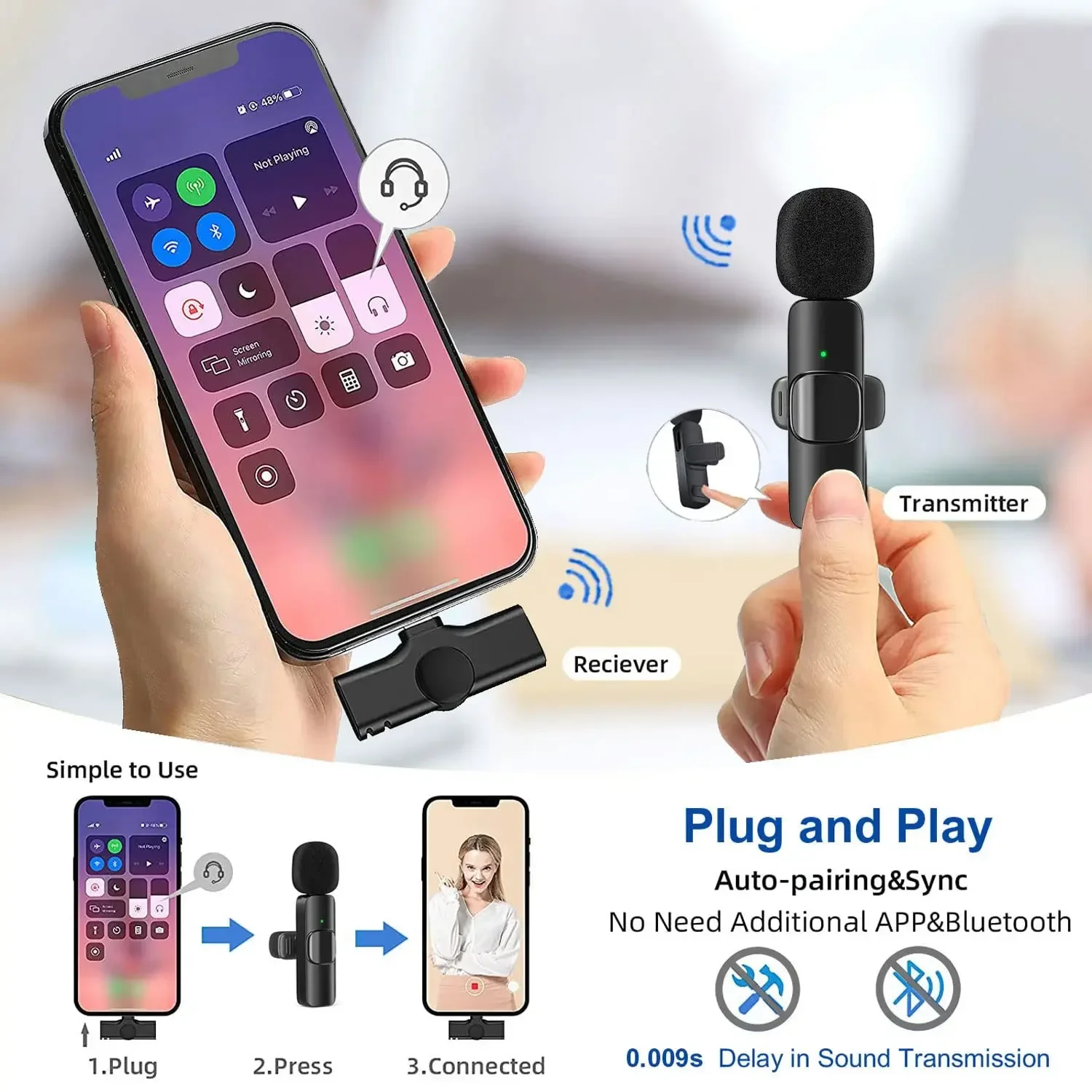 Беспроводной петличный микрофо – обзор и цена Gaming Set Accessories
